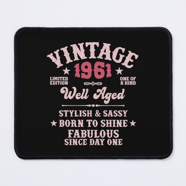 Item preview, 65th Birthday Vintage 1961 Well Aged 65 Years For Her designed and sold by eclecTEEq.