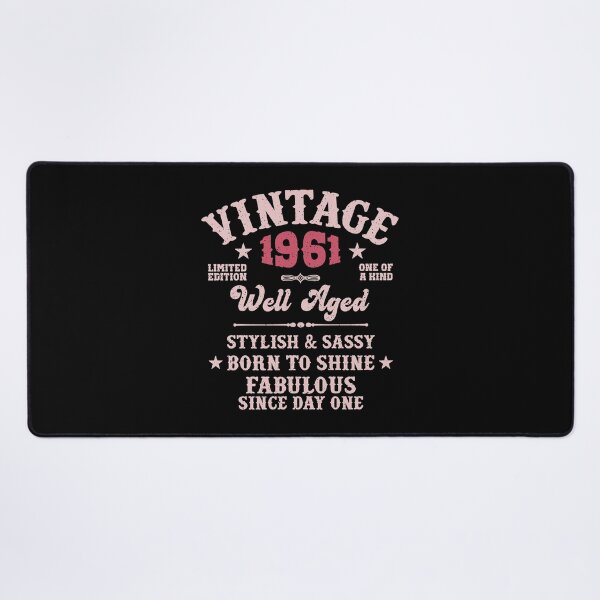 Item preview, 65th Birthday Vintage 1961 Well Aged 65 Years For Her designed and sold by eclecTEEq.