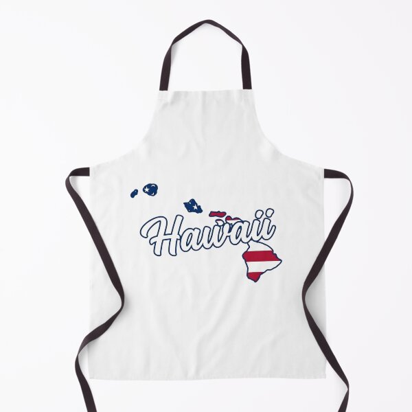 Item preview, Hawaii State American Flag Outline – Patriotic Pride Script designed and sold by Paper Drip.