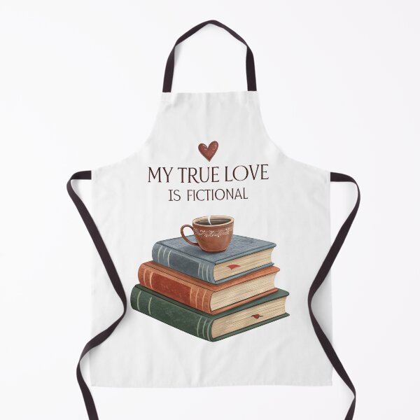 Item preview, my true love is fictional coffee and bool lovers designed and sold by GogoGrove.