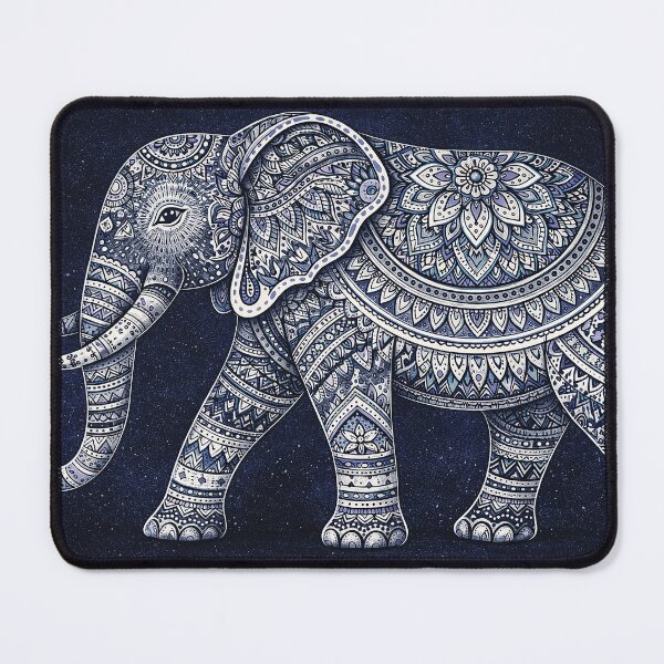 Item preview, Ethnic Tribal Elephant – Traditional Tifa Mandala Ornament Art designed and sold by Gold Turtle  Lina.
