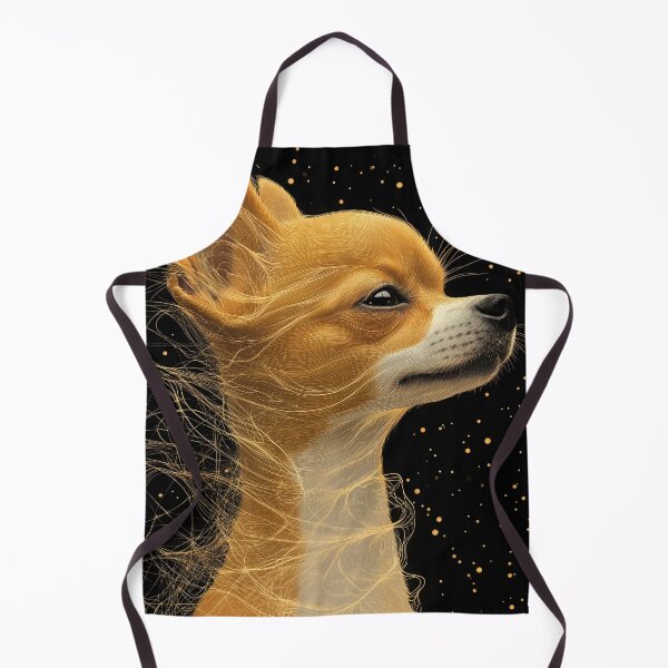 Item preview, Chihuahua Dog Wind Glow Elegant Portrait designed and sold by mildaclairmo.