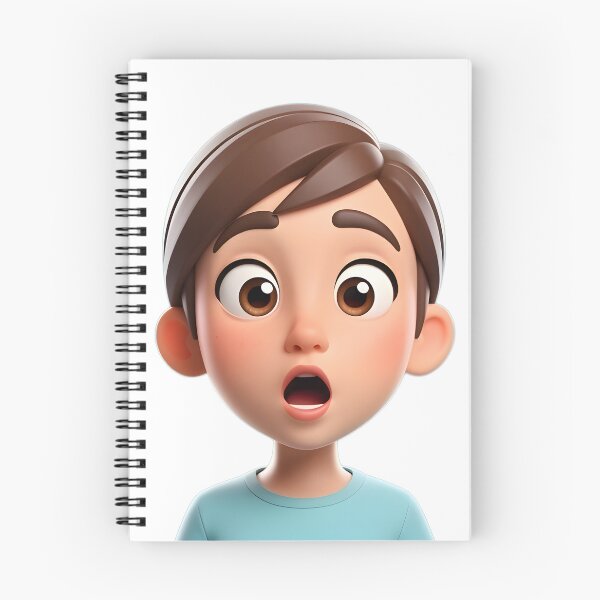 Item preview, animated illustration character wide eyes and open mouth designed and sold by m-Fadel.