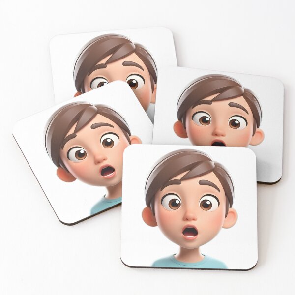 Item preview, animated illustration character wide eyes and open mouth designed and sold by m-Fadel.