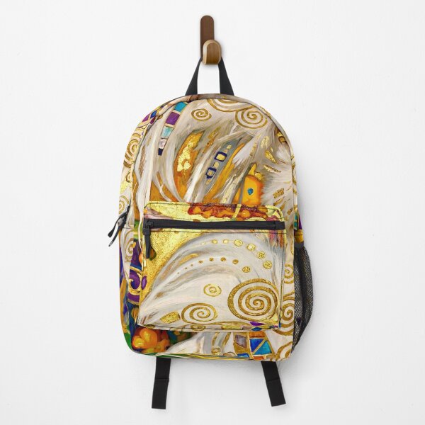 Item preview, Gustav Klimt Polish Chicken in Flower Garden designed and sold by Vicky Brago-Mitchell®.