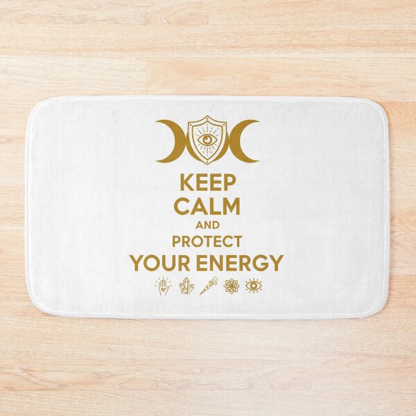 Item preview, Keep Calm and Protect Your Energy – Mystic Shield & Evil Eye designed and sold by WildWeave.