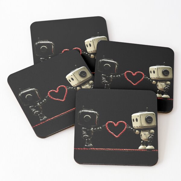 Item preview, Robots love forever designed and sold by Kat's Design Hub.