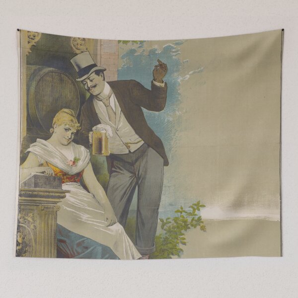 Item preview, Austrian Beer Advertising Poster (1891) designed and sold by 19th Century in Color.
