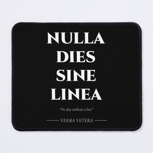 Item preview, Nulla Dies Sine Linea – Latin Quote for Creators designed and sold by BrushRushX.