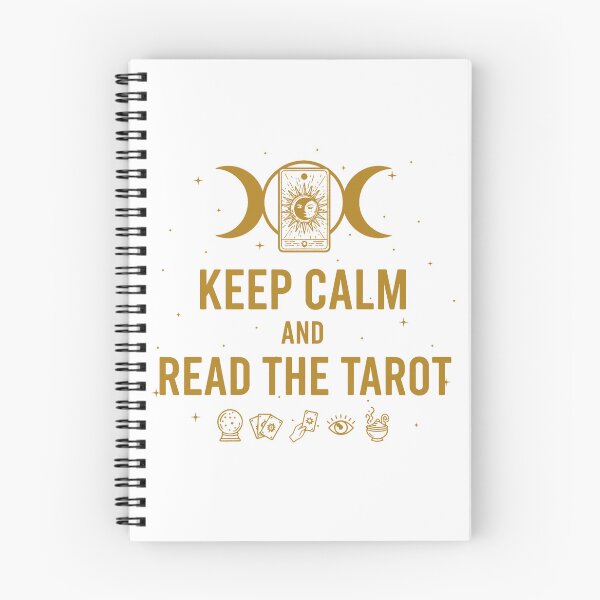 Item preview, Keep Calm and Read the Tarot – Mystical Sun & Moon Card designed and sold by WildWeave.