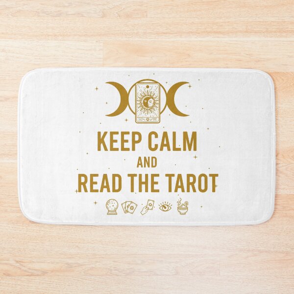 Item preview, Keep Calm and Read the Tarot – Mystical Sun & Moon Card designed and sold by WildWeave.