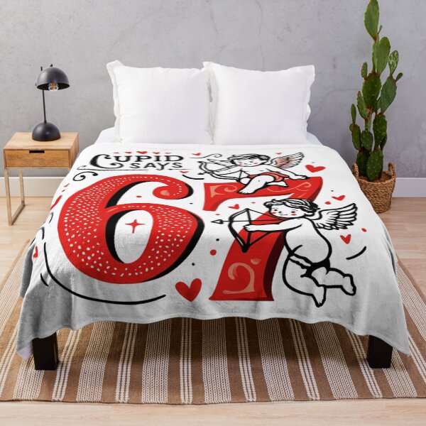 Item preview, Cupid Says 67 Funny Valentine Cute Cupid Heart Game Design designed and sold by Clairenity Studio.