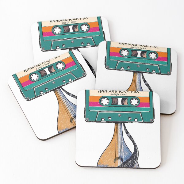 Item preview, Retro Anatolian Rock Cassette - 80s Nostalgia Mix designed and sold by etuvibes.