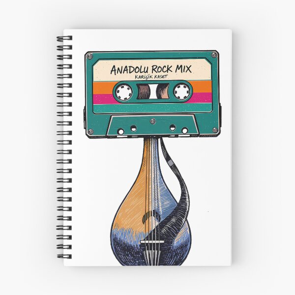 Item preview, Retro Anatolian Rock Cassette - 80s Nostalgia Mix designed and sold by etuvibes.