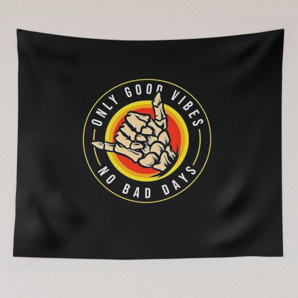 Item preview, Good Vibes Only No Bad Days Positivity designed and sold by Oniyasha.