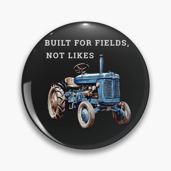 Item preview, Vintage Tractor – Built for Fields, Not Likes - For Dark Backgrounds designed and sold by PAPIRO SIGLO XXI.
