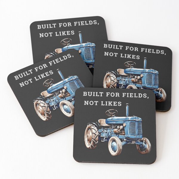 Item preview, Vintage Tractor – Built for Fields, Not Likes - For Dark Backgrounds designed and sold by PAPIRO SIGLO XXI.