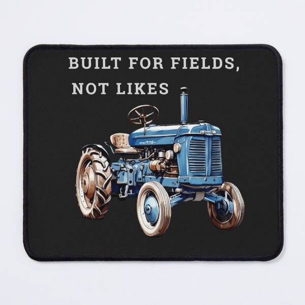 Item preview, Vintage Tractor – Built for Fields, Not Likes - For Dark Backgrounds designed and sold by PAPIRO SIGLO XXI.