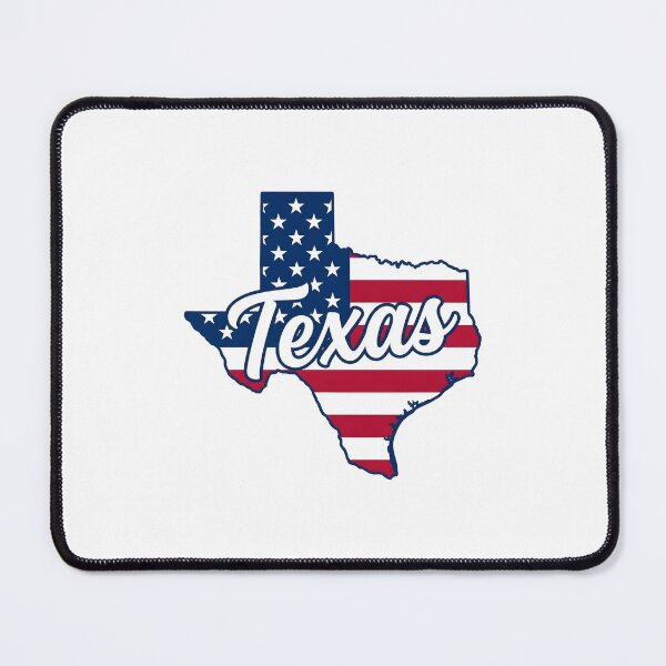 Item preview, Texas State American Flag Outline – Patriotic Pride Script designed and sold by Paper Drip.