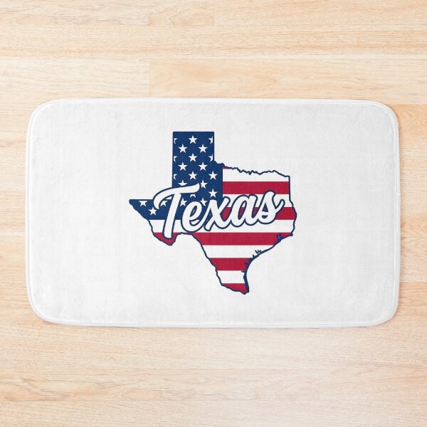Item preview, Texas State American Flag Outline – Patriotic Pride Script designed and sold by Paper Drip.