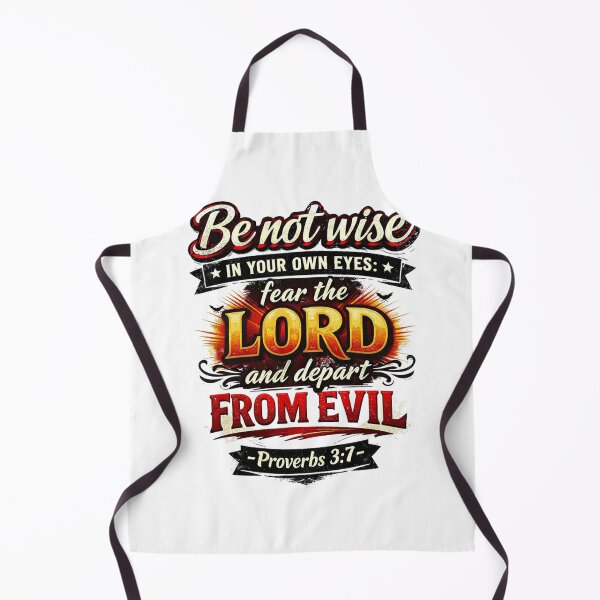 Item preview, Be not wise IN YOUR OWN EYES: fear the LORD and depart FROM EVIL - Proverbs 3:7 designed and sold by Faithloveshop.