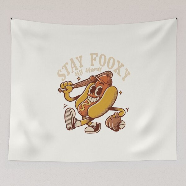 Item preview, Stay Foody Hot Dog Slugger designed and sold by HoopeStylee.