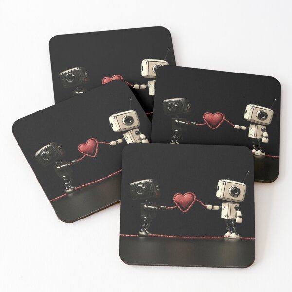 Item preview,  Robots love on the edge designed and sold by Kat's Design Hub.