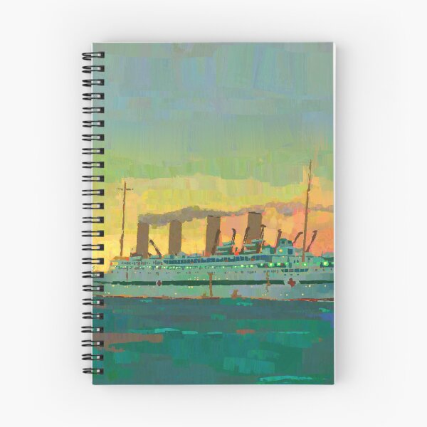 Item preview, HMHS Britannic at sea - Artwork by Eliott Sontot designed and sold by Eliott Sontot.