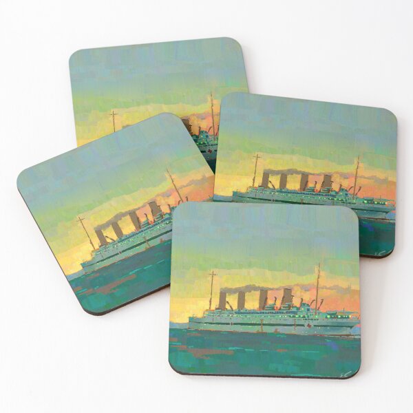 Item preview, HMHS Britannic at sea - Artwork by Eliott Sontot designed and sold by Eliott Sontot.
