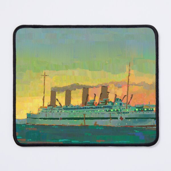 Item preview, HMHS Britannic at sea - Artwork by Eliott Sontot designed and sold by Eliott Sontot.