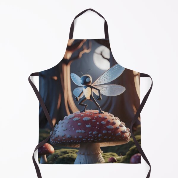 Item preview, Firefly on a toadstool. designed and sold by MyHappyArtShop.