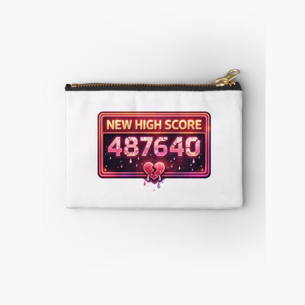 Item preview, New High Score Retro Gaming Achievement Heart designed and sold by jgvisualarts.