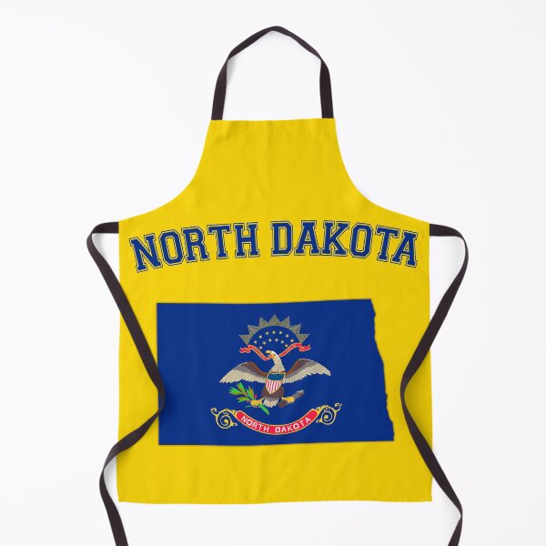Item preview, North Dakota State Flag & Map Silhouette - Classic Collegiate Style designed and sold by mashmosh.