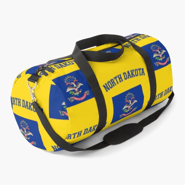 Item preview, North Dakota State Flag & Map Silhouette - Classic Collegiate Style designed and sold by mashmosh.
