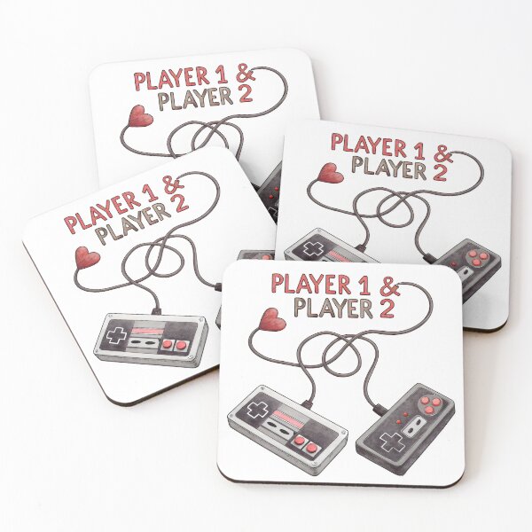 Item preview, tangled player1 & player2  game controller designed and sold by GogoGrove.