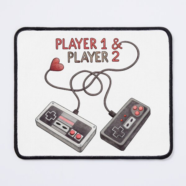 Item preview, tangled player1 & player2  game controller designed and sold by GogoGrove.