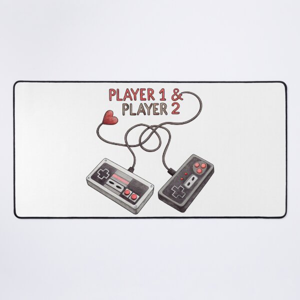 Item preview, tangled player1 & player2 game controller designed and sold by GogoGrove.
