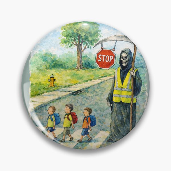 Item preview, Grim Helper #6 (crossing guard) designed and sold by Michael Puckett.