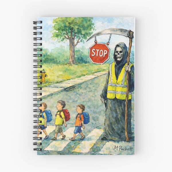 Item preview, Grim Helper #6 (crossing guard) designed and sold by Michael Puckett.