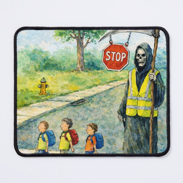 Item preview, Grim Helper #6 (crossing guard) designed and sold by Michael Puckett.