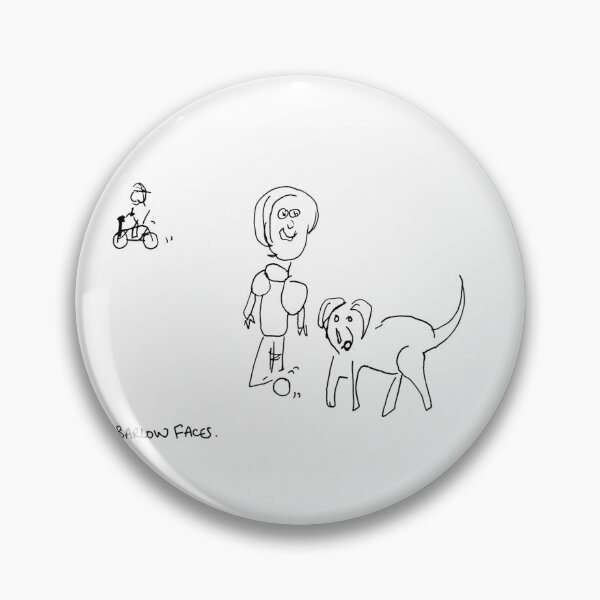 Item preview, cycle and dog with ball. designed and sold by leebarlowDraw.