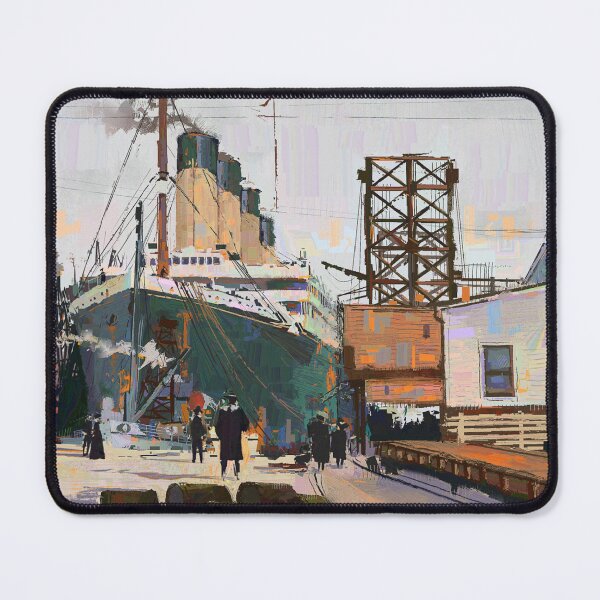 Item preview, RMS Olympic at Halifax - Artwork by Eliott Sontot designed and sold by Eliott Sontot.