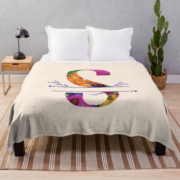 Item preview, Monogram...S... Vibrant Floral designed and sold by CHASAcreative.