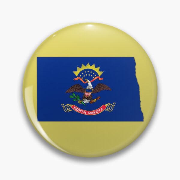 Item preview, North Dakota State Flag - Classic Patriotic US Pride designed and sold by mashmosh.