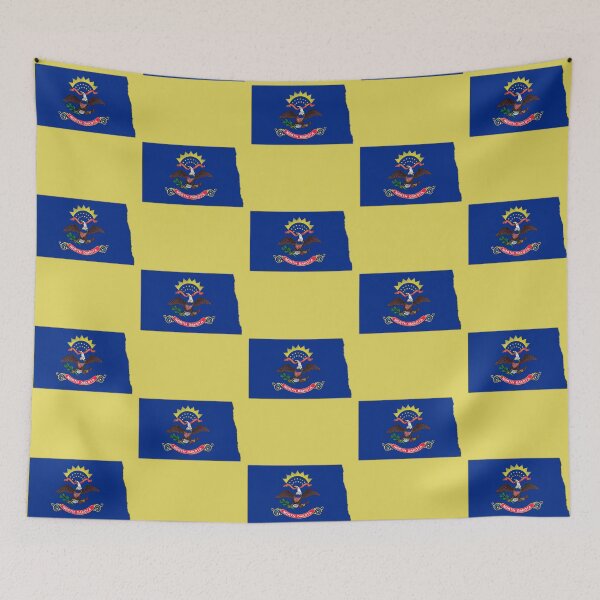 Item preview, North Dakota State Flag - Classic Patriotic US Pride designed and sold by mashmosh.