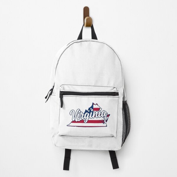 Item preview, Virginia State American Flag Outline – Patriotic Pride Script designed and sold by Paper Drip.