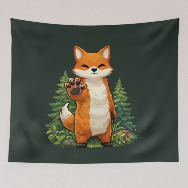Item preview, Defend Wilderness Fox – Forest Guardian Symbol designed and sold by Ivy-Triggs.