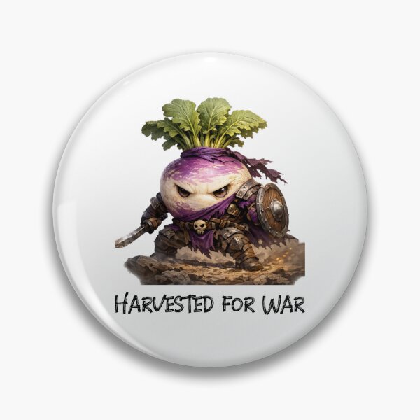 Item preview, Harvested for War – Turnip Warrior Fantasy Illustration designed and sold by DigiWoosh.
