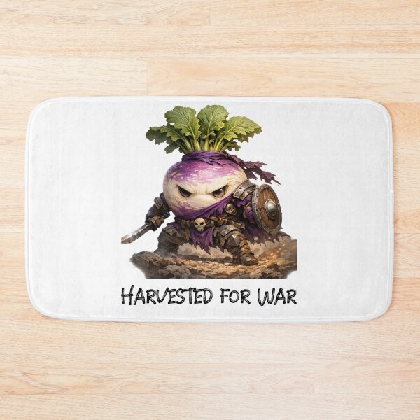 Item preview, Harvested for War – Turnip Warrior Fantasy Illustration designed and sold by DigiWoosh.