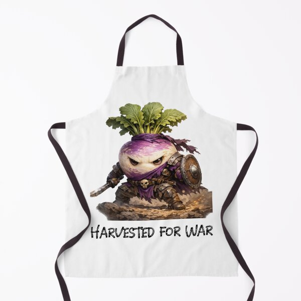 Item preview, Harvested for War – Turnip Warrior Fantasy Illustration designed and sold by DigiWoosh.